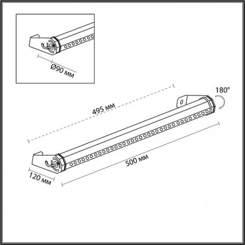 Фасадные ODEON LIGHT GRAZE 7040/10WL