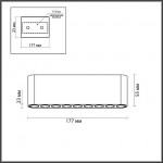 Потолочный ODEON LIGHT SMALL 7091/21CL