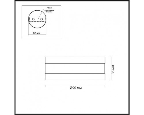 Потолочный светильник ODEON LIGHT REUS 6613/7CL