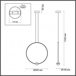 Подвесной светильник ODEON LIGHT GOTA 4336/27L