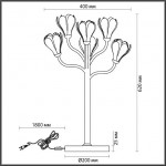Настольная лампа ODEON LIGHT GARDI 5090/6T