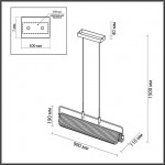 Подвес линейный ODEON LIGHT LINER 5056/35LA