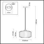 Подвес ODEON LIGHT BINGA 4746/1