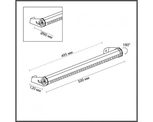 Фасадные ODEON LIGHT GRAZE 7040/10WL