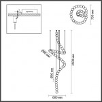 Люстра ODEON LIGHT CRYSTAL 5008/132L