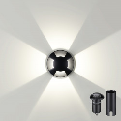 Встраиваемый грунтовый светильник ODEON LIGHT WALD 6662/3GL