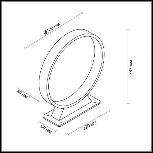 Напольный светильник ODEON LIGHT UVO 6615/5FL