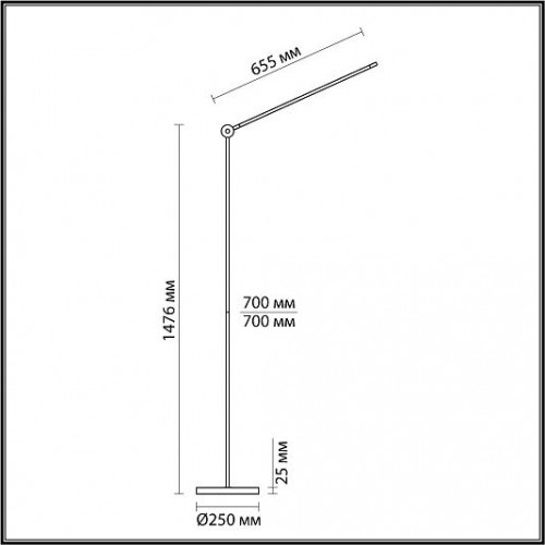 Напольный светильник ODEON LIGHT FODEN 7101/15FL