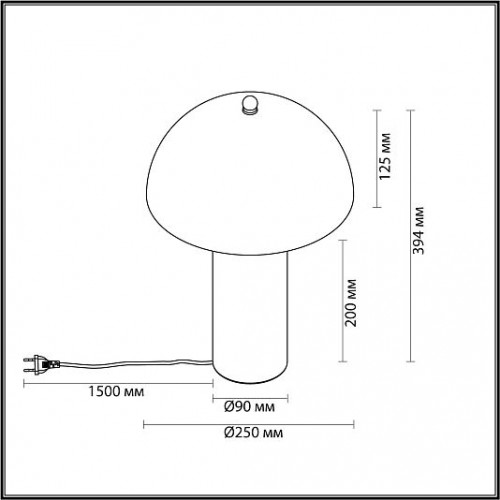 Настольный ODEON LIGHT RUFINA 7088/2T