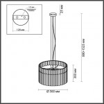 Люстра ODEON LIGHT MERKALE 4938/6