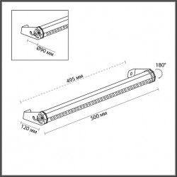 Фасадные ODEON LIGHT GRAZE 7040/10WL