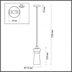 Подвес ODEON LIGHT Pasti 4967/1A