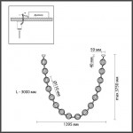 Подвес ODEON LIGHT CRYSTAL 5008/64L