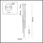 Подвесной светильник ODEON LIGHT MONELLA 6639/33L