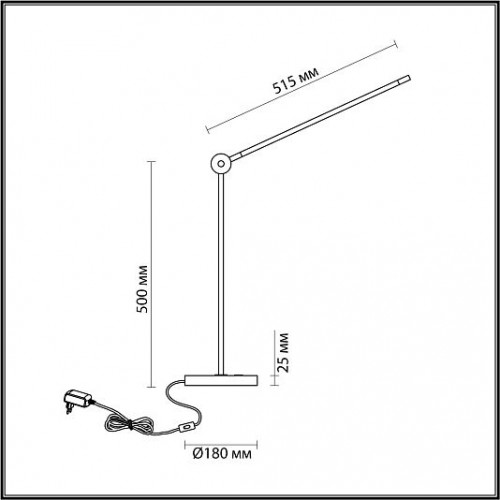 Настольный светильник ODEON LIGHT FODEN 7101/12TL