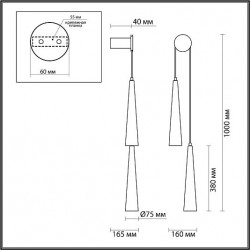 Бра ODEON LIGHT LUMP 5043/24WL