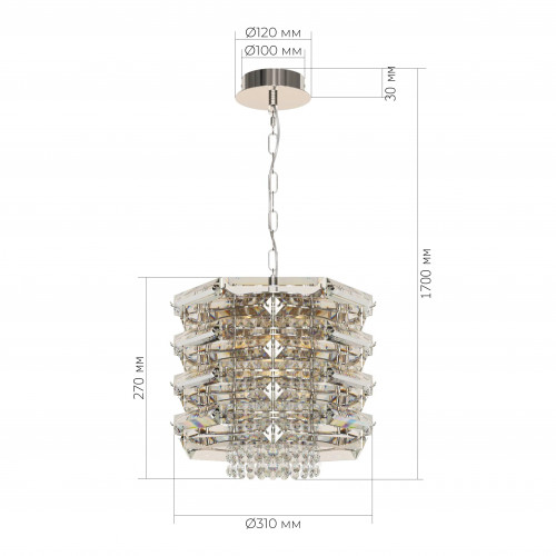Светильник с лампой накаливания STROZZI ST LUCE SL6137.103.04 Светильник с лампой накаливания STROZZI ST LUCE SL6137.103.04