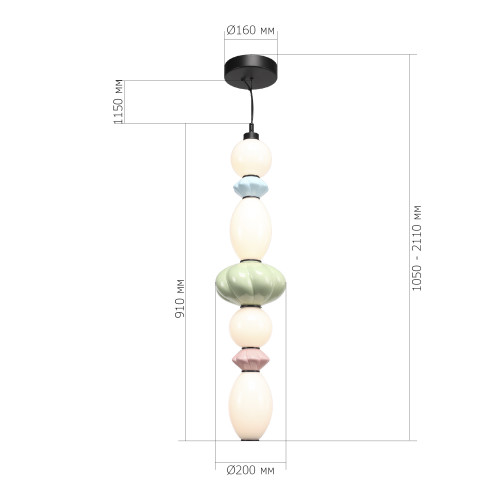 Светильник светодиодный FLORENTINI ST LUCE SL6134.453.01 Светильник светодиодный FLORENTINI ST LUCE SL6134.453.01
