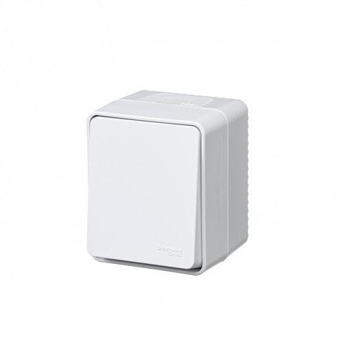 ATN540115 - PROFI IP54 О/У 1-клавишный кнопочный ВЫКЛЮЧАТЕЛЬ 10 АХ БЕЛЫЙ
