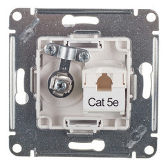 ATN000189 - РОЗЕТКА двойная ТВ + компьютерная RJ45 категория 5Е БЕЛЫЙ ATN000189 - РОЗЕТКА двойная ТВ + компьютерная RJ45 категория 5Е БЕЛЫЙ