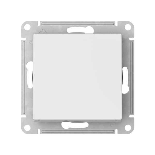 AQUA 1-клавишный ПЕРЕКЛЮЧАТЕЛЬ IP44 сх6 10АХ мех быстрозажимные клеммы БЕЛЫЙ AtlasDesign ATN440161S