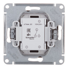 ATN441061 - AQUA Переключатель 1-клавишный IP44 схема 6 10АХ карбон ATN441061 - AQUA Переключатель 1-клавишный IP44 схема 6 10АХ карбон