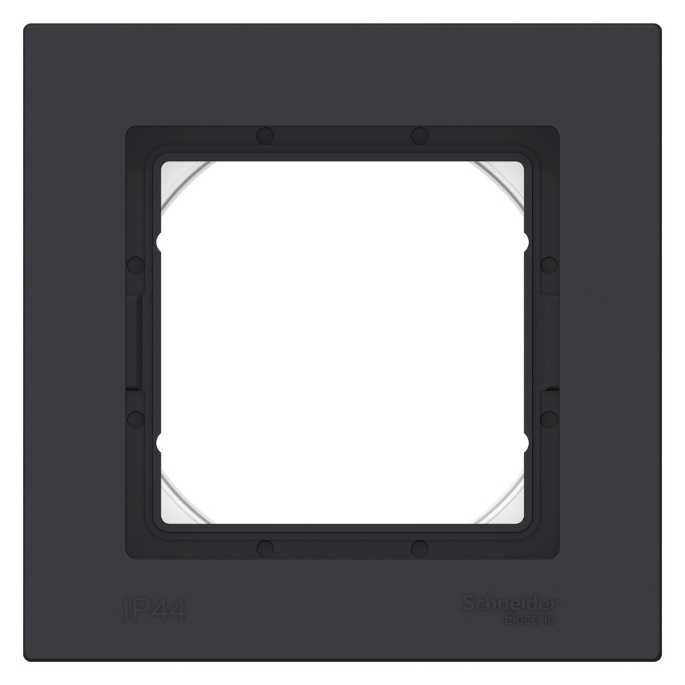ATN441001 - AQUA Рамка IP44 на 1 пост карбон