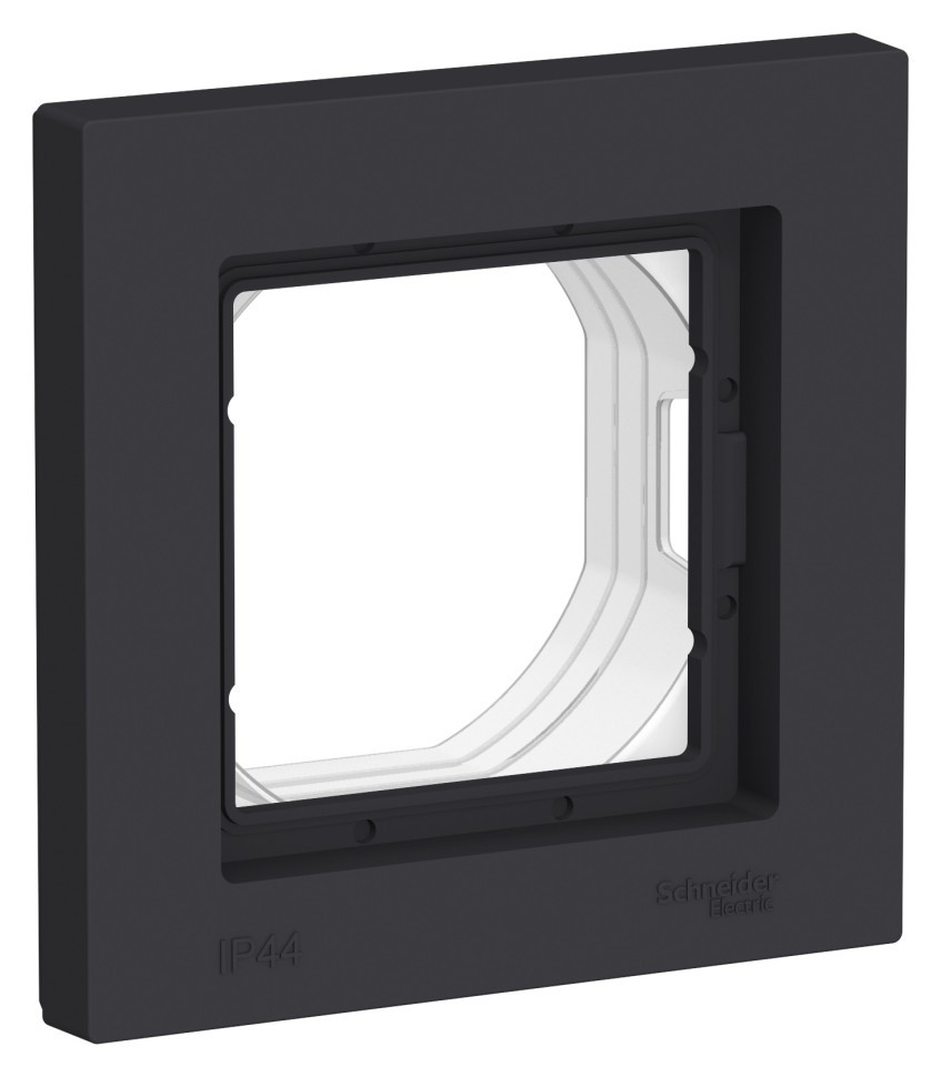 ATN441001 - AQUA Рамка IP44 на 1 пост карбон ATN441001 - AQUA Рамка IP44 на 1 пост карбон