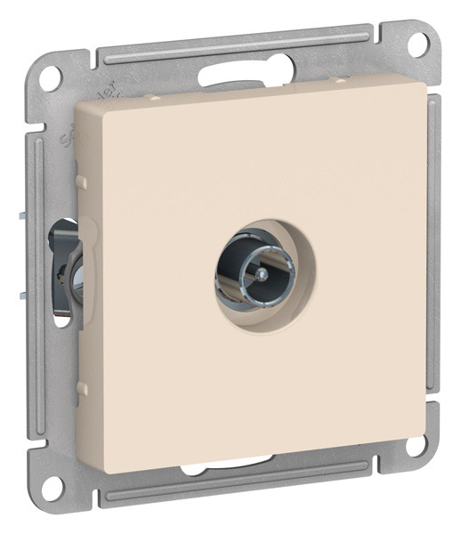 ATN000292 - TV РОЗЕТКА проходная 4DB механизм БЕЖЕВЫЙ ATN000292 - TV РОЗЕТКА проходная 4DB механизм БЕЖЕВЫЙ