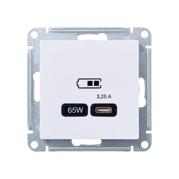 ATN001327 - USB РОЗЕТКА тип-С 65Вт высокоскорзаряд QC PD механизм ЛОТОС