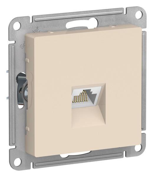 ATN000286 - РОЗЕТКА компьютерная RJ45 категория 6A механизм БЕЖЕВЫЙ ATN000286 - РОЗЕТКА компьютерная RJ45 категория 6A механизм БЕЖЕВЫЙ
