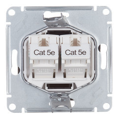 ATN000785 - РОЗЕТКА двойная компьютерная RJ45+RJ45 категория 5E механизм ГРИФЕЛЬ ATN000785 - РОЗЕТКА двойная компьютерная RJ45+RJ45 категория 5E механизм ГРИФЕЛЬ