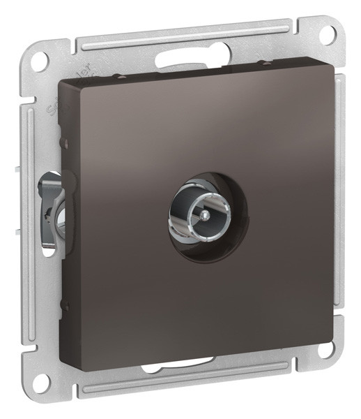 ATN000692 - TV РОЗЕТКА проходная 4DB механизм МОККО ATN000692 - TV РОЗЕТКА проходная 4DB механизм МОККО