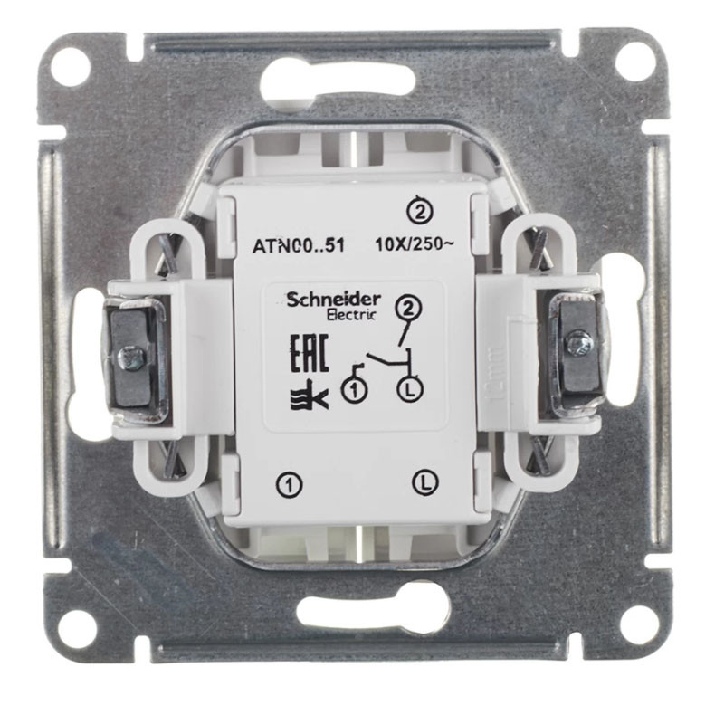 ATN440151 -AQUA Выключатель 2-клавишный IP44 10АХ БЕЛЫЙ ATN440151 -AQUA Выключатель 2-клавишный IP44 10АХ БЕЛЫЙ