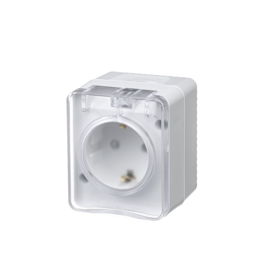 ATN540145 - Profi54 открытый монтаж РОЗЕТКА с заземлением со шторками 16А 250B БЕЛЫЙ ATN540145 - Profi54 открытый монтаж РОЗЕТКА с заземлением со шторками 16А 250B БЕЛЫЙ