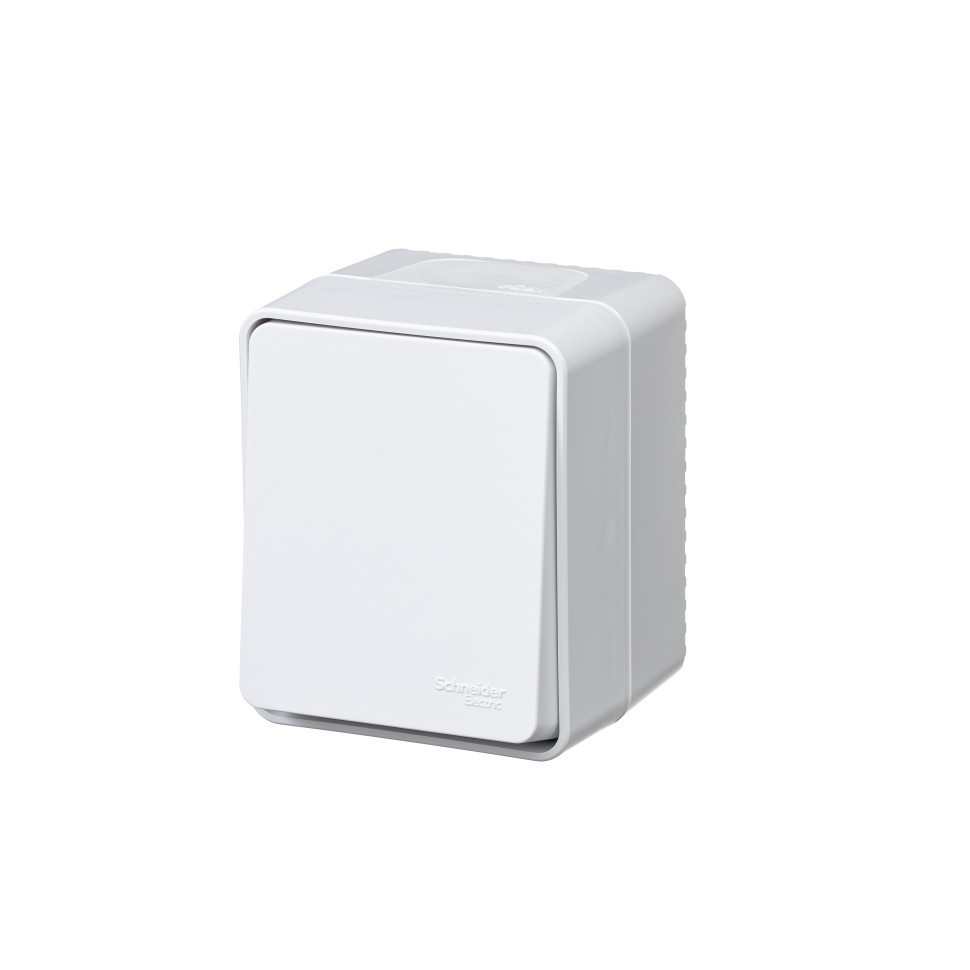 ATN540111 - Profi54 открытый монтаж 1-клавишный ВЫКЛЮЧАТЕЛЬ 10 АХ БЕЛЫЙ