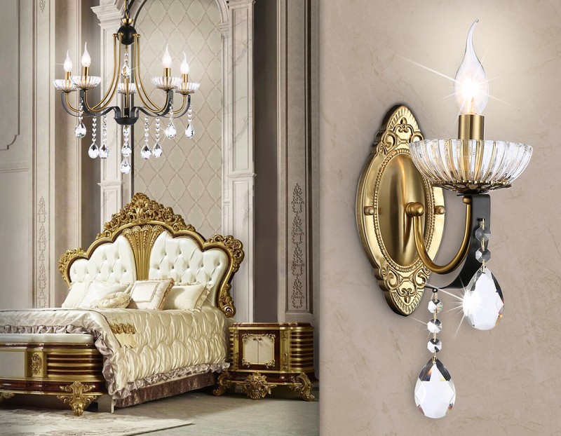 Настенный светильник с хрусталем Ambrella Light TR4954