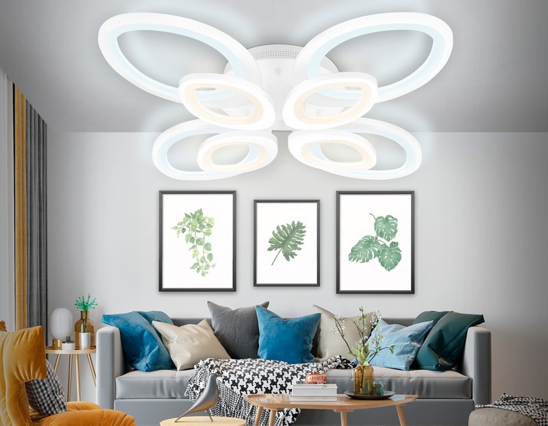Потолочный светодиодный светильник с пультом Ambrella Light FA4493 Потолочный светодиодный светильник с пультом Ambrella Light FA4493