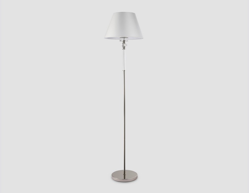Напольный светильник с абажуром и хрусталем Ambrella Light LH71008 Напольный светильник с абажуром и хрусталем Ambrella Light LH71008