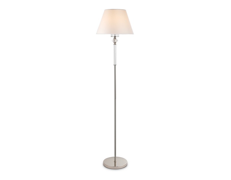 Напольный светильник с абажуром и хрусталем Ambrella Light LH71008