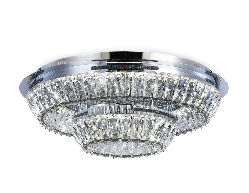 Потолочная светодиодная люстра с хрусталем Ambrella Light TR5029