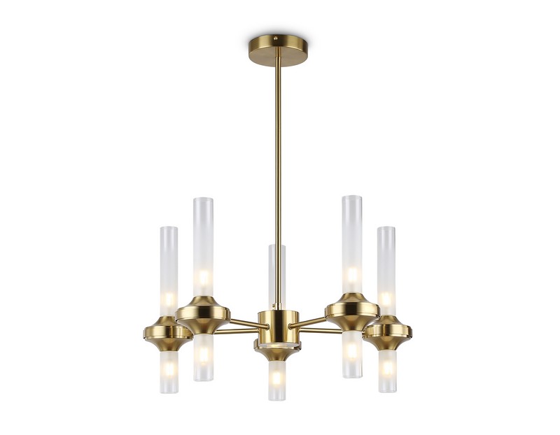 Люстра со стеклянными плафонами на штанге Ambrella Light LH55358