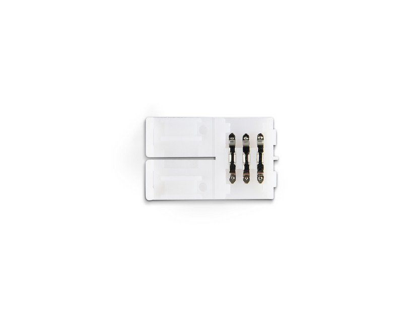 Соединитель прямой для светодиодной ленты 2835 12/24V (3 конт.) GS6101 (10шт) Ambrella Light GS6101
