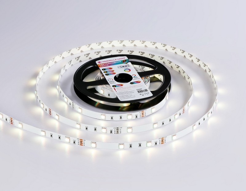 Светодиодная лента RGB Ambrella Light GS2201 5050 30Led /7.2W m/ 12V IP20 RGB 5m Ambrella Light GS2201 Светодиодная лента RGB Ambrella Light GS2201 5050 30Led /7.2W m/ 12V IP20 RGB 5m Ambrella Light GS2201