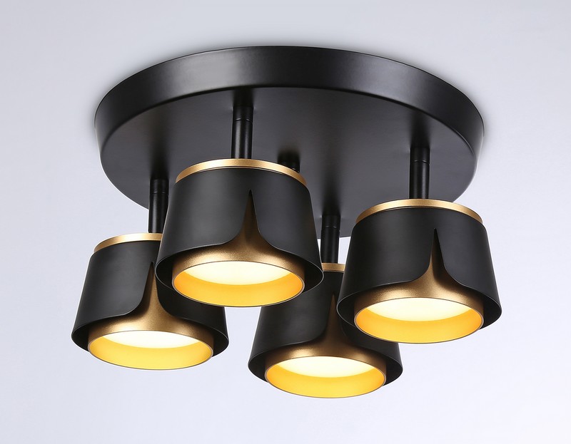 Настенно-потолочный поворотный спот со сменной лампой GX53 Ambrella Light TN71243