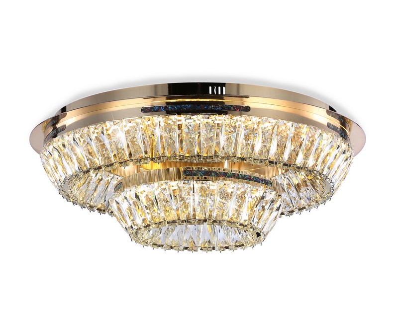 Потолочная светодиодная люстра с хрусталем Ambrella Light TR5031