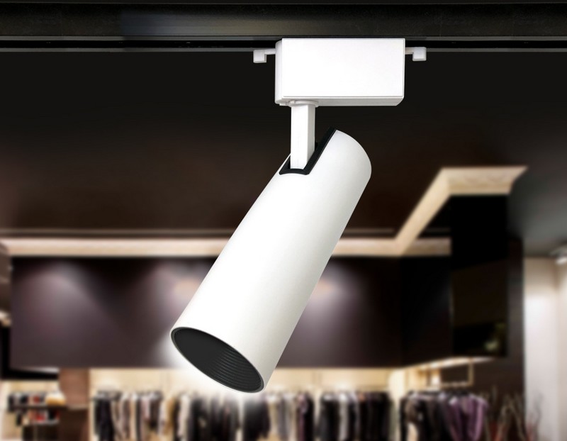 Трековый однофазный светодиодный светильник Ambrella Light GL5851 Трековый однофазный светодиодный светильник Ambrella Light GL5851