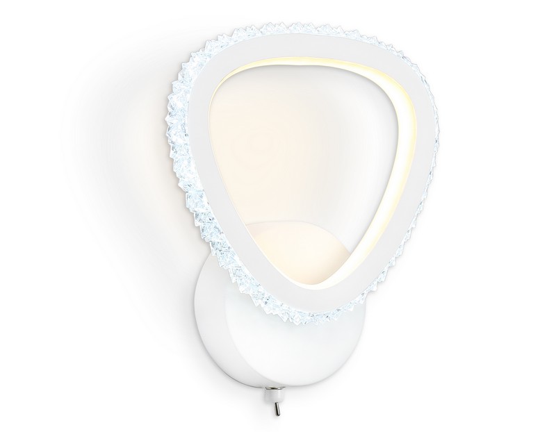 Настенный светодиодный светильник с выключателем на корпусе Ambrella Light FA9557