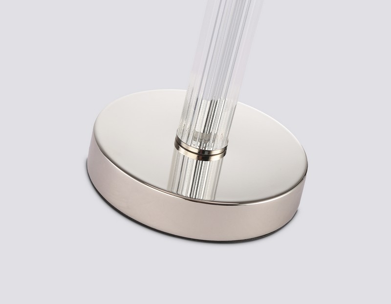 Настольная лампа с абажуром и хрусталем Ambrella Light LH71007