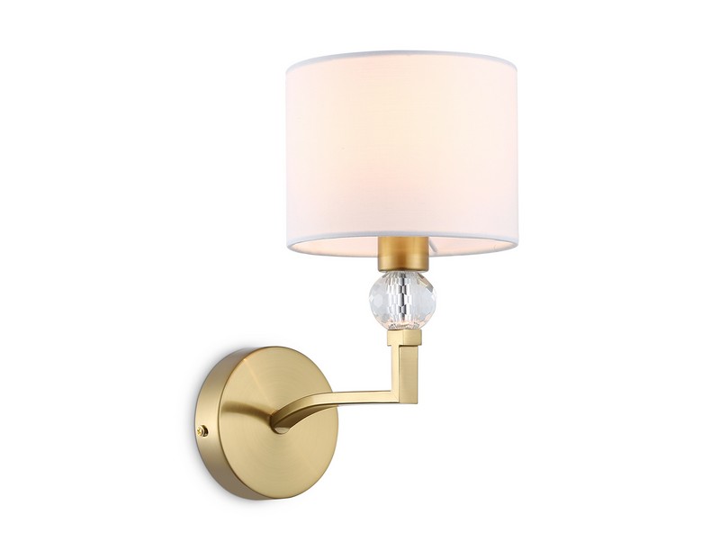 Настенный светильник с абажуром и хрусталем Ambrella Light LH71135